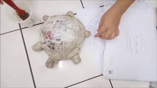 Creative Arts Turtoise Paper Mache