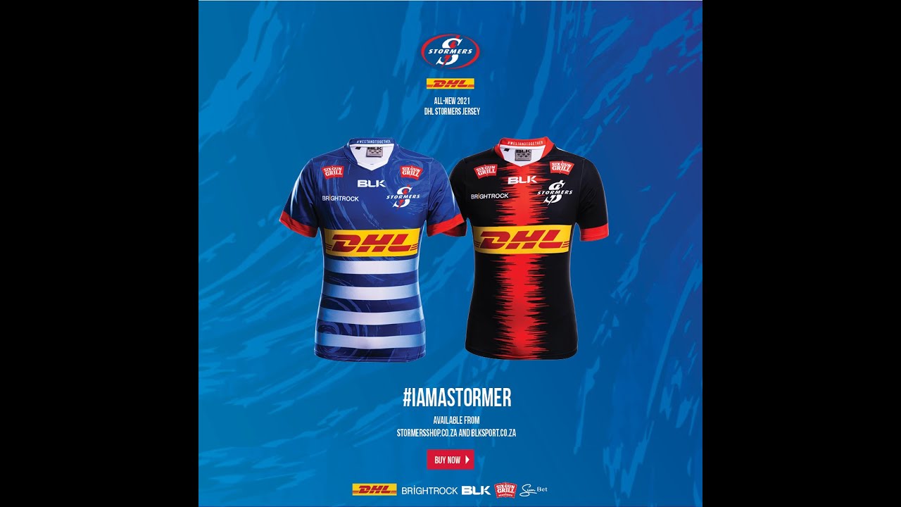 The Stormers All-new DHL Stormers 2021 jerseys on sale now