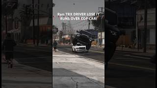 Ram Trx Jump On Top Of Cops Car!! #Trx #Ram #Srt #Srt8 #Trackhawk #Dodge #1000Hp #Hellcat #Fastcar