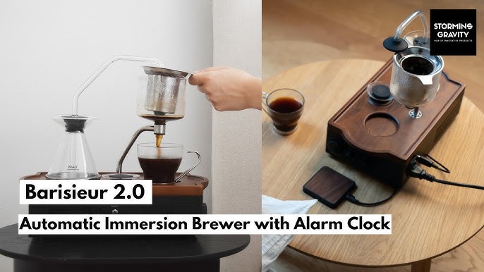 This alarm clock coffee maker hybrid is so unnecessary and so cool