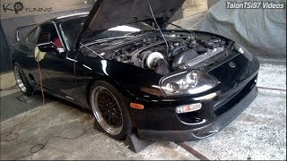 750hp Pump Gas Supra Dyno! Real Street Built / K.P Tuned