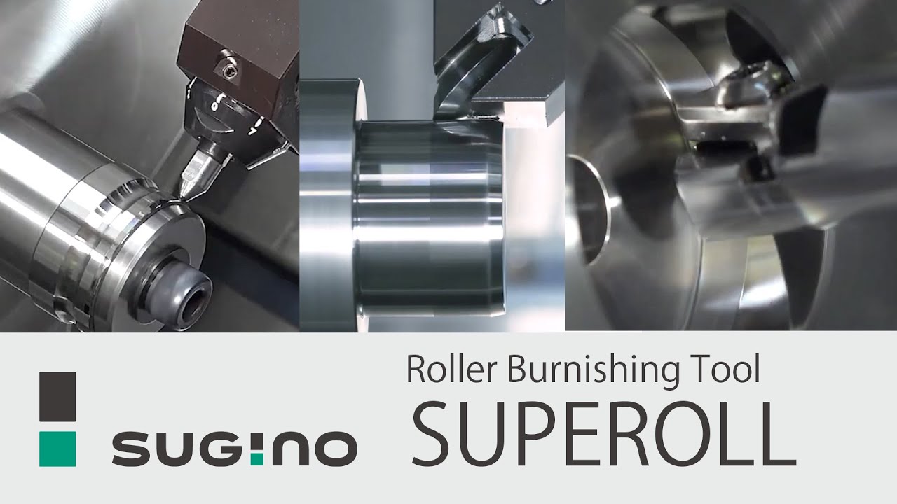Superoll Level: Roller Burnishing Tool for Flat Surfaces - Sugino Machine  Official Website