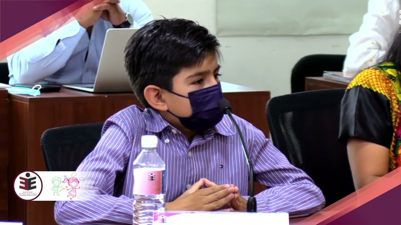 Participación de niñas y niños en el conversatorio “Infancias Construyendo Democracia”