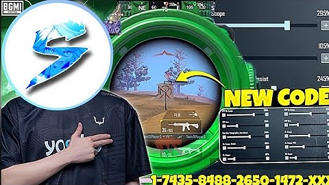 (2025) SYNZX PUBG SENSITIVITY CODE 3.6/ SYNZX PUBG CONTROL CODE 3.6/ #synzx 5 FINGER LAYOUT CONTROL