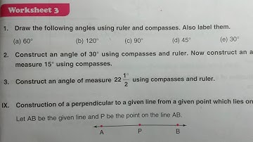 Math class 6 chapter 14 worksheet 3 dav public school ।। DAV Class 6 chapter 14 worksheet 3