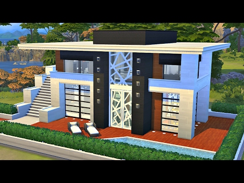 The Sims 4 - MODERN MINECRAFT | Speed Build - YouTube