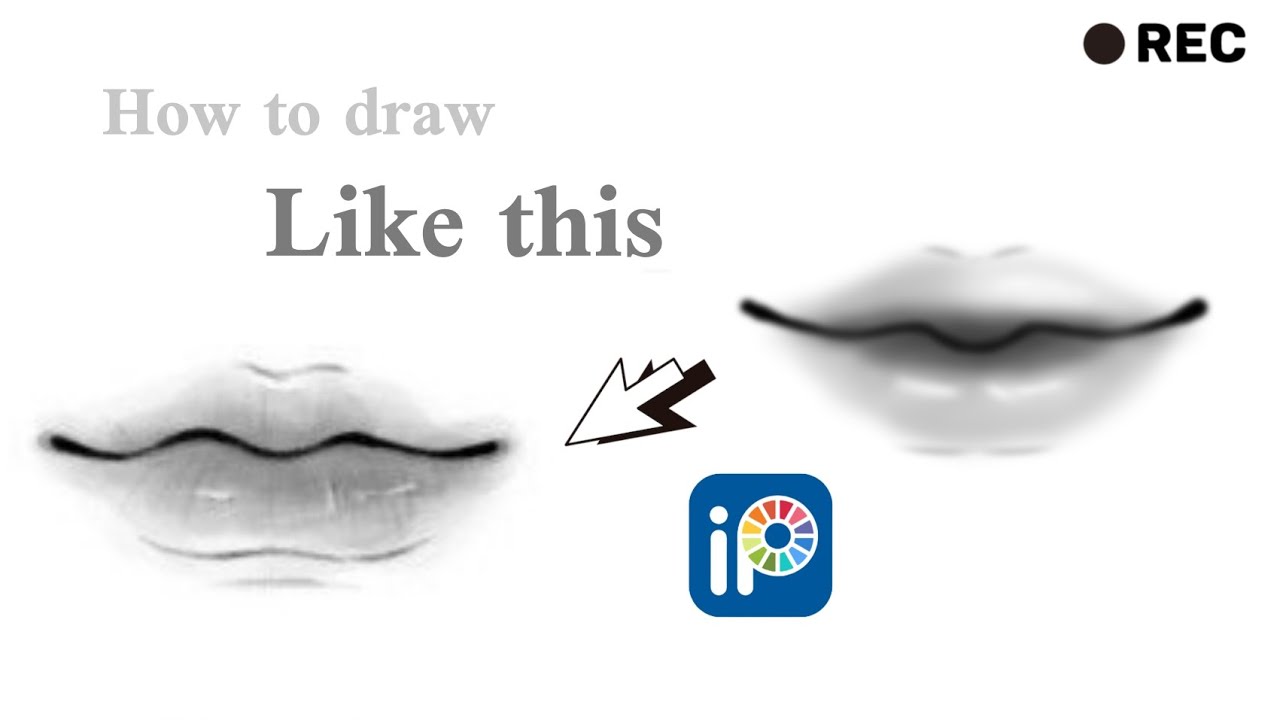How to draw lips | ibispaint - YouTube