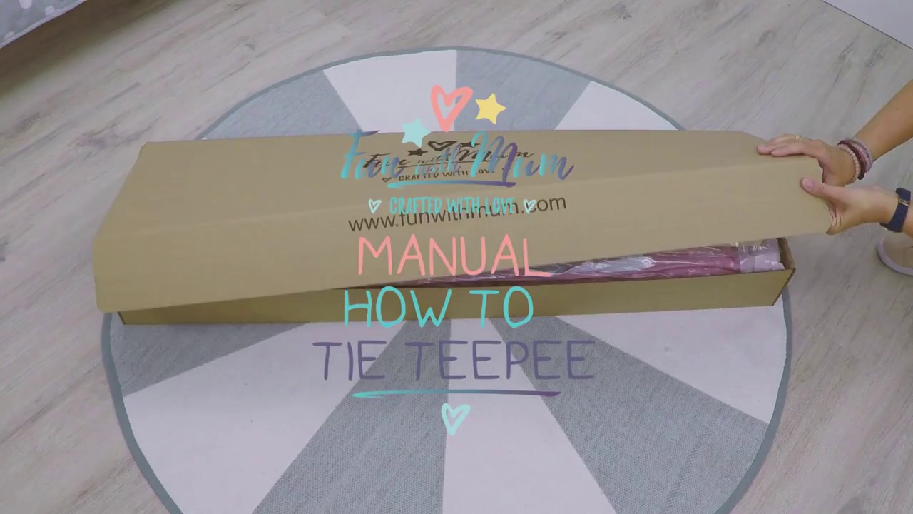 How To Tie Teepee Tipi Fun With Mum Manual YouTube How to tie teepee tipi fun with mum manual youtube
