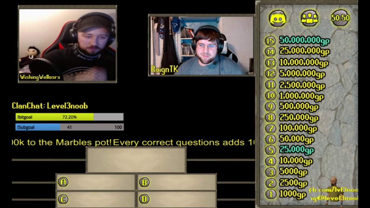 OSRS - Who Wants To Be A Millionaire -RaignTK