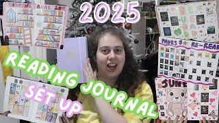 My 2025 Reading Journal Flip Through 📚✨ | Journal Setup & Supplies