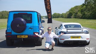 Can My Tuned AMG G63 UPSET My Porsche 718 GT4 in a Drag Race?