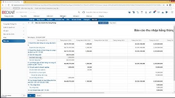 [ECOUNT Cơ bản] Kế toán - Báo cáo - Báo cáo
