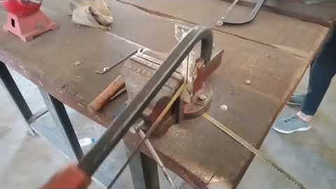 how to make a open end spanner #iti fitter practical..