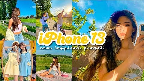 iPhone 13 Camera Inspired Lightroom Preset | Cara edit foto di lightroom iphone