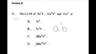 HKDSE MATH 2016 Paper 2 MC Q31 Urdu/Eng mix