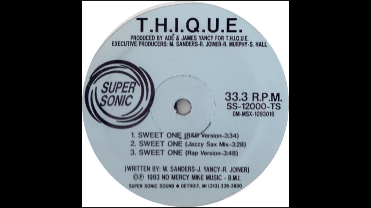 J Dilla プロデュースT.H.I.Q.U.E. Sweet One T.H.I.Q.U.E. - Sweet One (Rap Version) (Prod. J Dilla) - YouTube