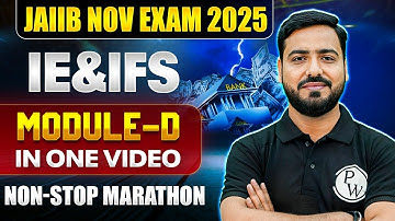 JAIIB IE and IFS Marathon | JAIIB IE and IFS Module D Marathon | IE and IFS JAIIB | by Ashish Sir
