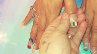 More 4th of july/Mexican flag nails