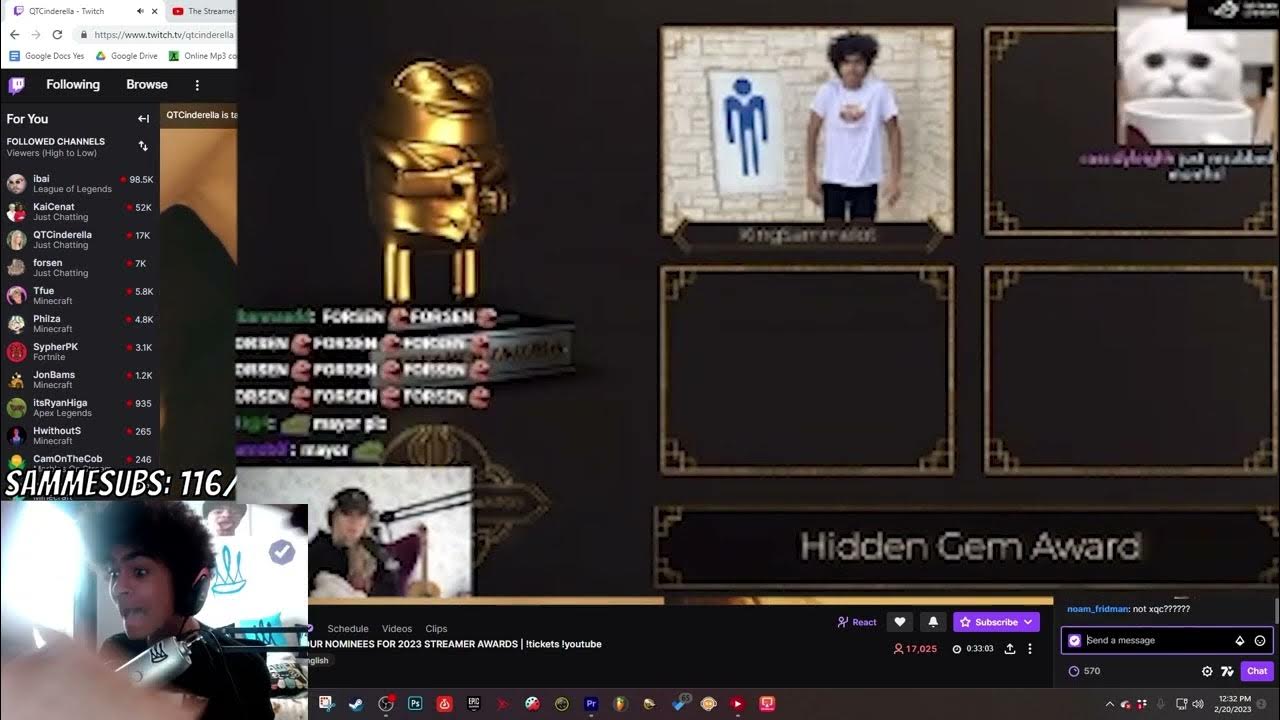 I GOT NOMINATED FOR THE HIDDEN GEM STREAMER AWARD YouTube