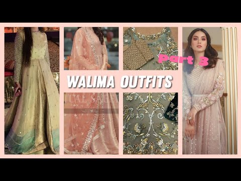 Embellished Pakistani Bridal Gown Dupatta Walima Dress – Nameera by Farooq