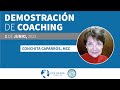 Demostración de coaching de Conchita Caparrós, MCC.