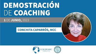 Demostración de coaching de Conchita Caparrós, MCC.