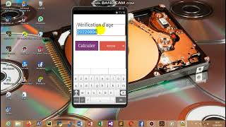 windev25 mobile Application calculateur de l'age screenshot 1