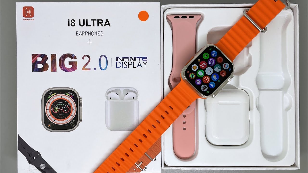 I8 Ultra Smart Watch + Airpod