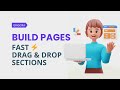 How to Add Entire Sections to Your Website with Grigora
