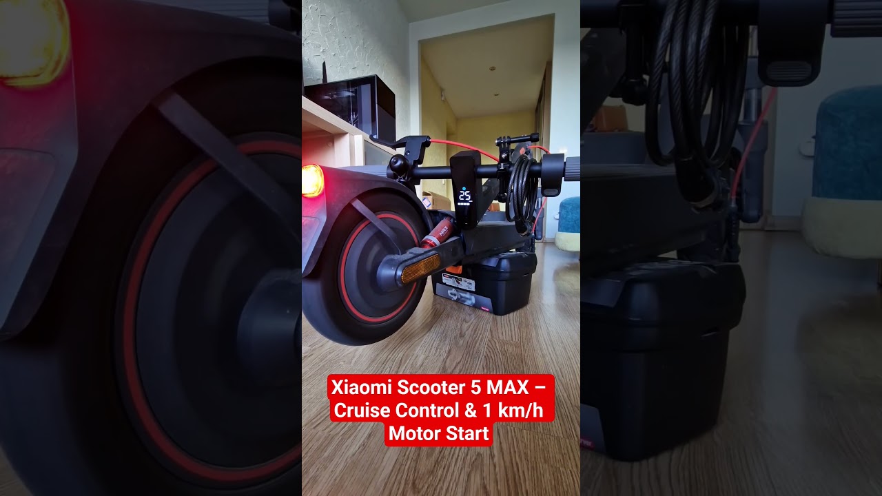 Xiaomi Scooter 5 MAX – Cruise Control & 1 km/h Motor Start
