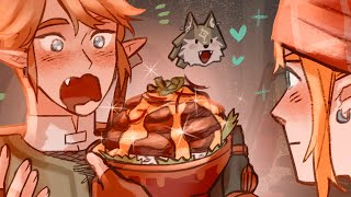 The Links try TotK Link's cooking