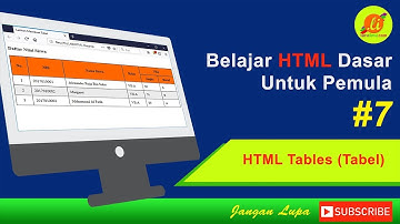 Cara Membuat Tabel pada Halaman Website menggunakan HTML