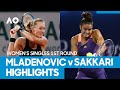 Kristina Mladenovic vs Maria Sakkari Match Highlights (1R) | Australian Open 2021
