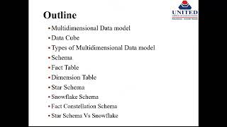 Multi dimensional data model, Data Cube, Star, Snowflake, Fact Constellation Schema