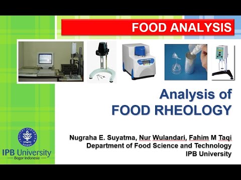 Analysis of Food Rheology - Part 1 What is Rheology?