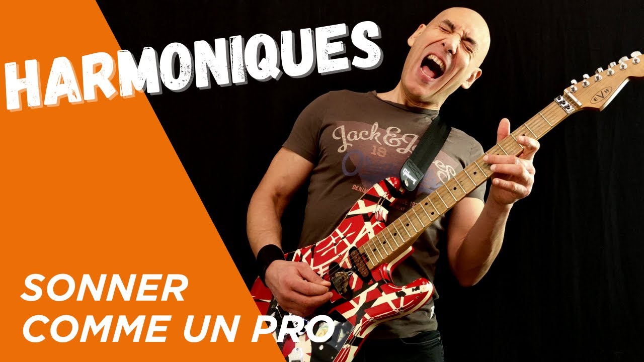 Comment réussir les harmoniques à la guitare. - YouTube