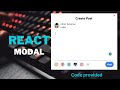 How to make Popup Modal in React JS | React Hooks | dev rahaman