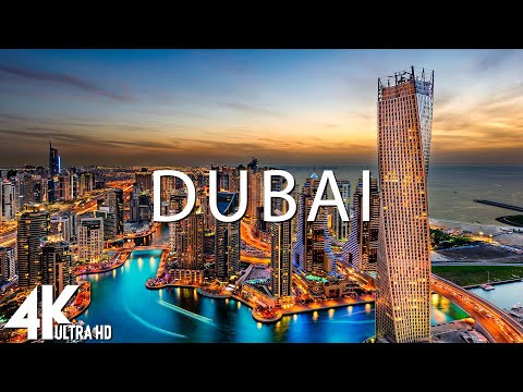 FLYING OVER DUBAI (4K UHD) - Soft Piano Music With Wonderful Natural Landscapes To Calm Your Mind