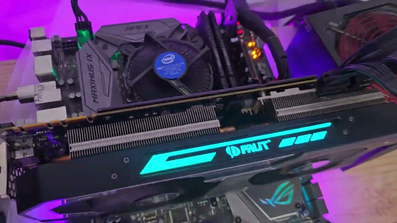 тест видеокарты palit gtx 1080 ti SUPER jetstream