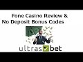 fone casino no deposit bonus - YouTube