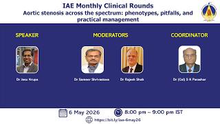 IAE monthly grand rounds: Assessment of aortic stenosis- a practical approach