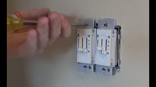 Installing Hunter 27182 Ceiling Fan/Light Controls for Kitchen and Dining Room Ceiling Fans