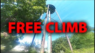 Free Climbing  Abandoned 150ft Water Tower