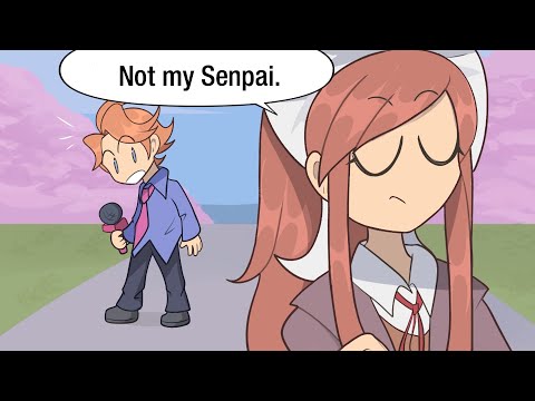 Monika's Senpai  [fnf animation/comic - ddlc]