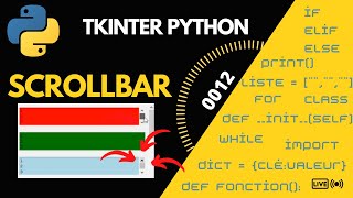PYTHON TKINTER   SCROLLBAR Création, options , utilisations #0012 News