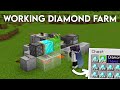 NEW WORKING DIAMOND FARM in Minecraft Bedrock 1.21 Update