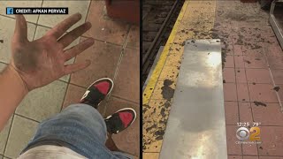 MTA Subway Maze Of Dangerous And Disgusting Flooding, Falling Metal
