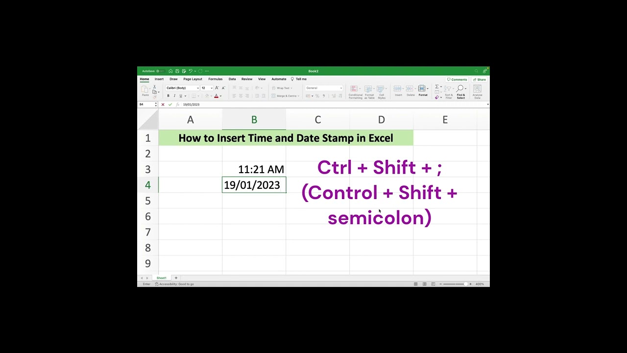 How To Automatically Insert Date And Timestamp In Excel Part 1 YouTube How To Automatically Insert Date And Timestamp In Excel Part 1 YouTube