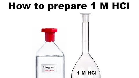 How to prepare 1M HCl