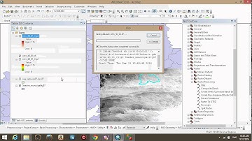 Clip raster image ArcGis.